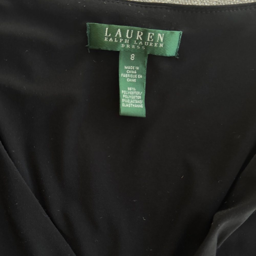 Ralph Lauren Black Long Sleeve Dress - Picture 10 of 10
